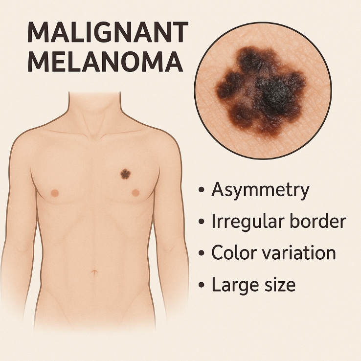 악성흑색종 관련 자료 사진