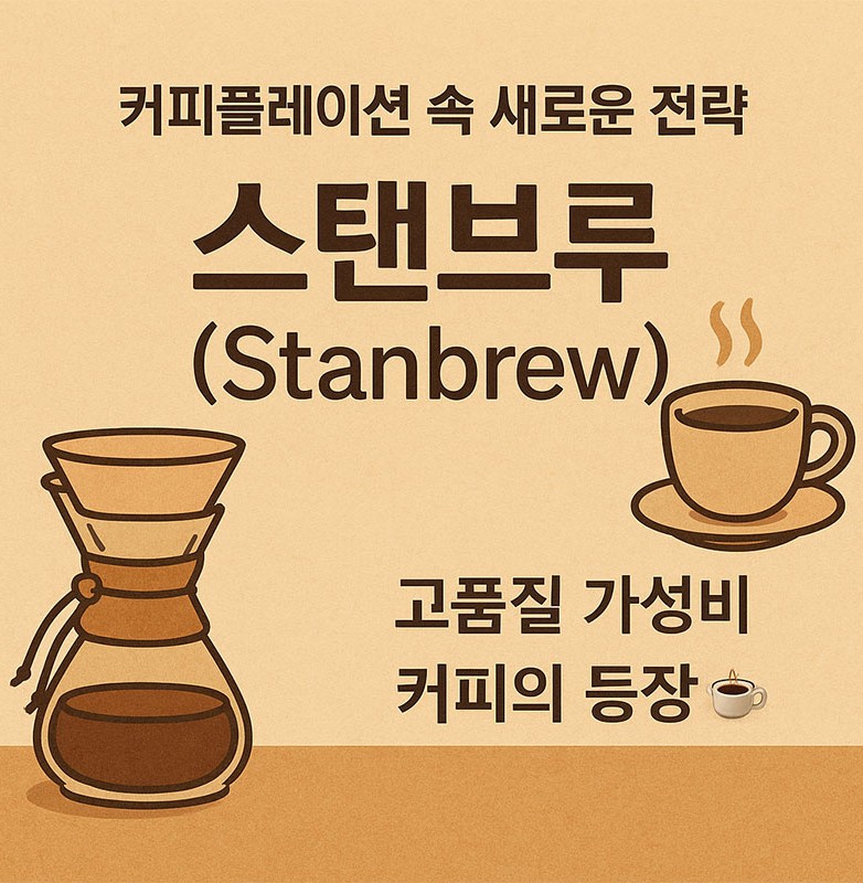 ,AI가 만들어준 커피플레이션 속 커피 전략 스탠브루