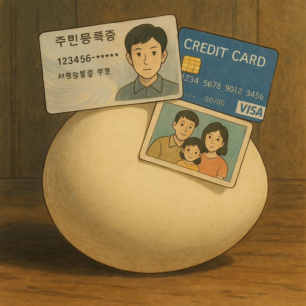 “신분증과 가족정보가 얹힌 알 – 국민의 데이터와 존엄이 수탈당하는 장면”