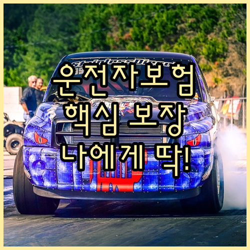 필수 운전자보험: 핵심 보장 내용으로..