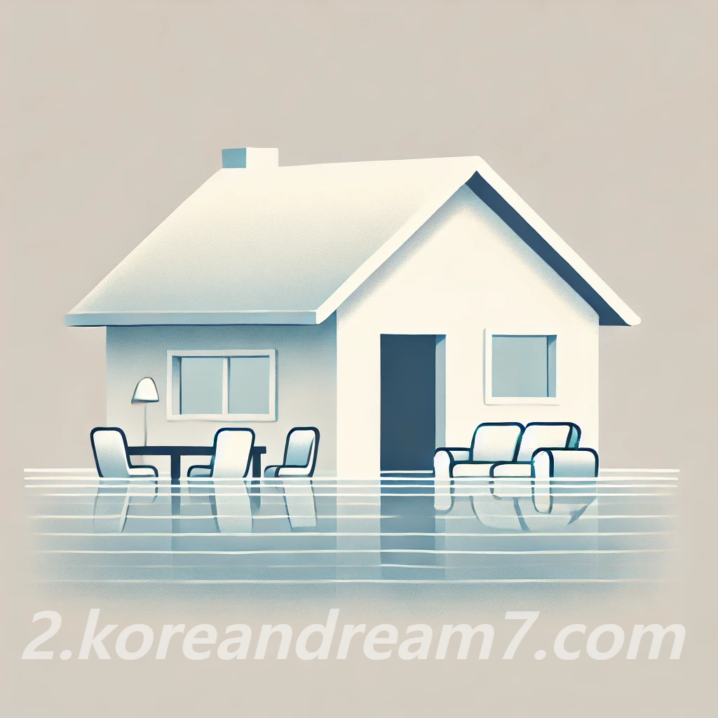 집에 물이 차는 꿈