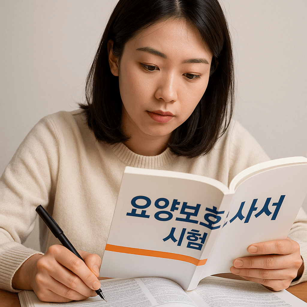 요양보호사 공부중