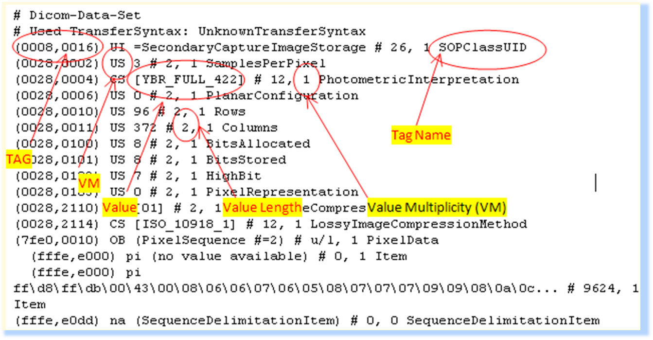 DICOM 태그란 무엇인가 – 태그, VR, Length 이해하기