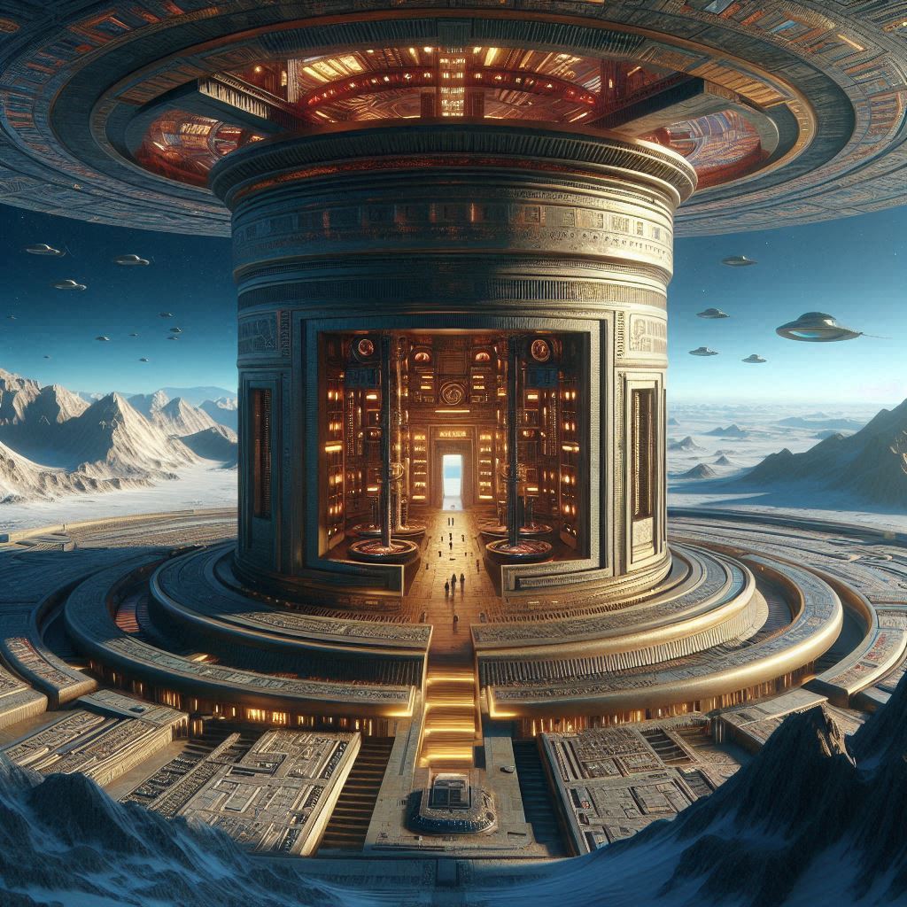 피라미드의 비밀 통로와 외계인의 기술