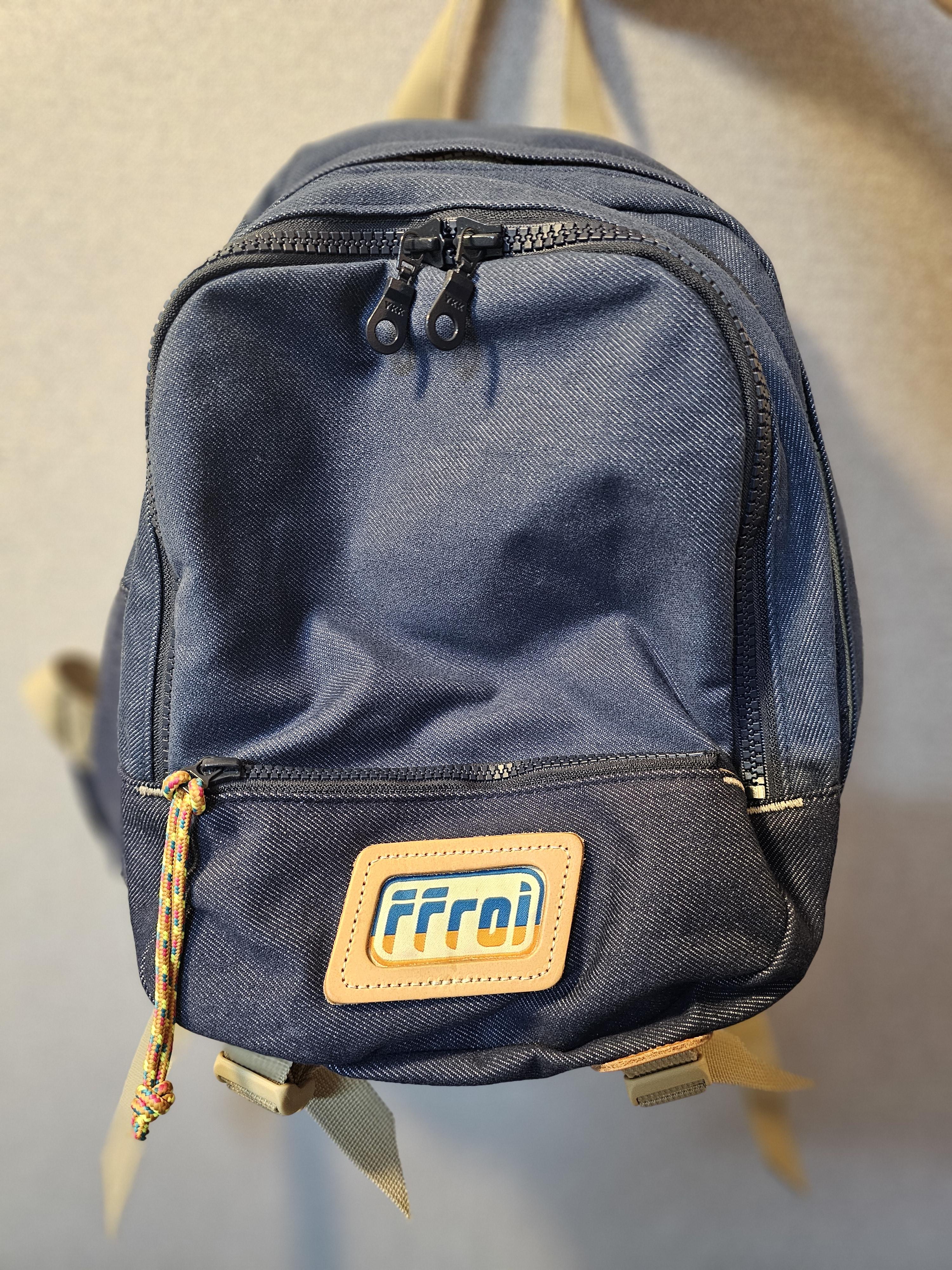 프루아 470 데님 백팩(ffroi 470 denim backpack)