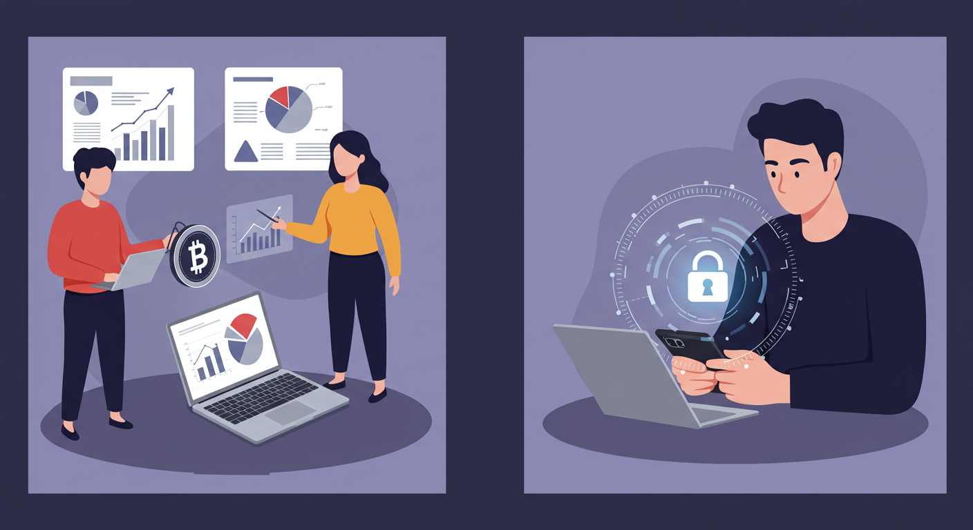 "시장반응: 혁신 중심 vs 신중 대응"에 대한 이미지입니다.