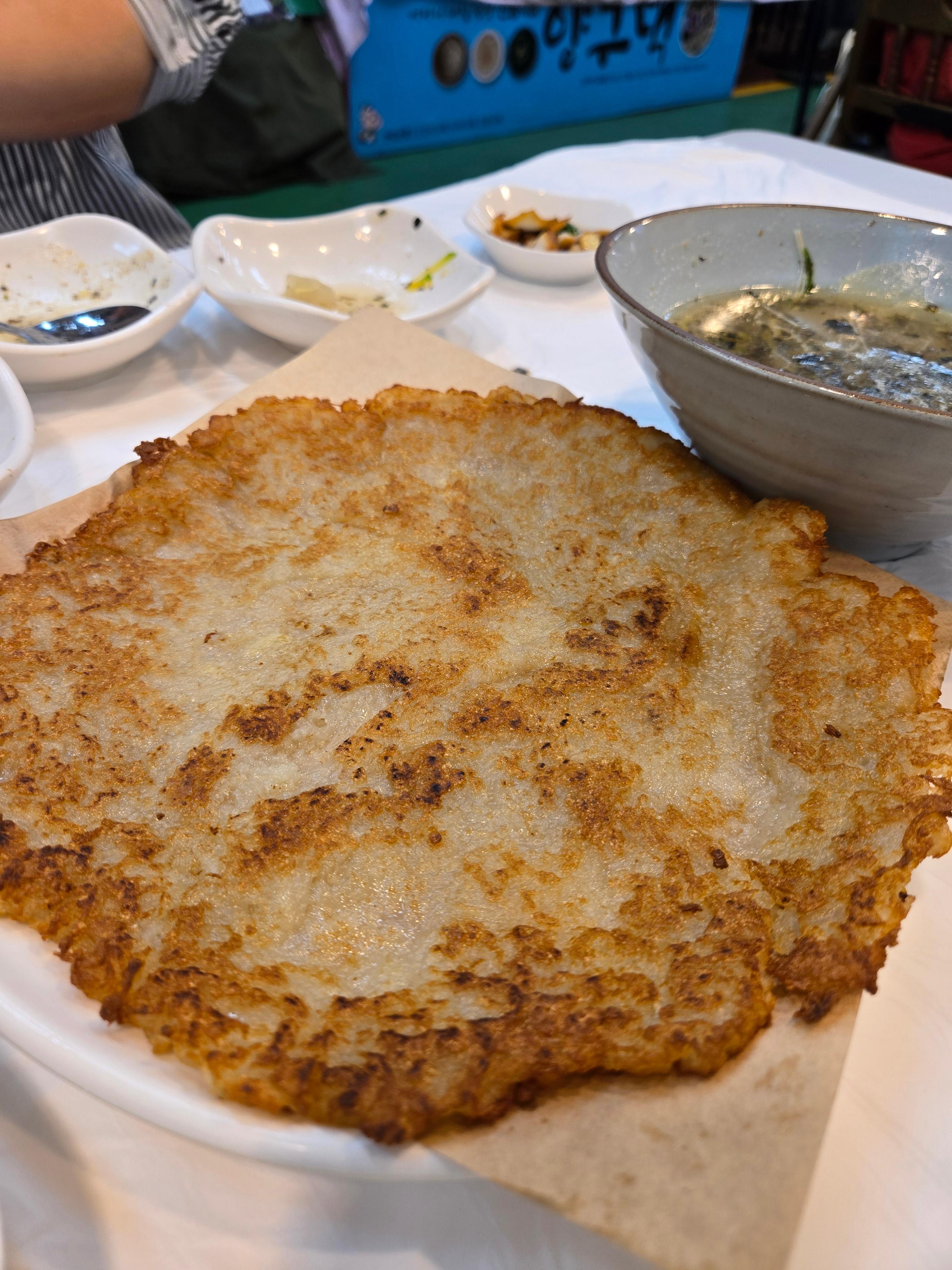 속초중앙시장-감자전