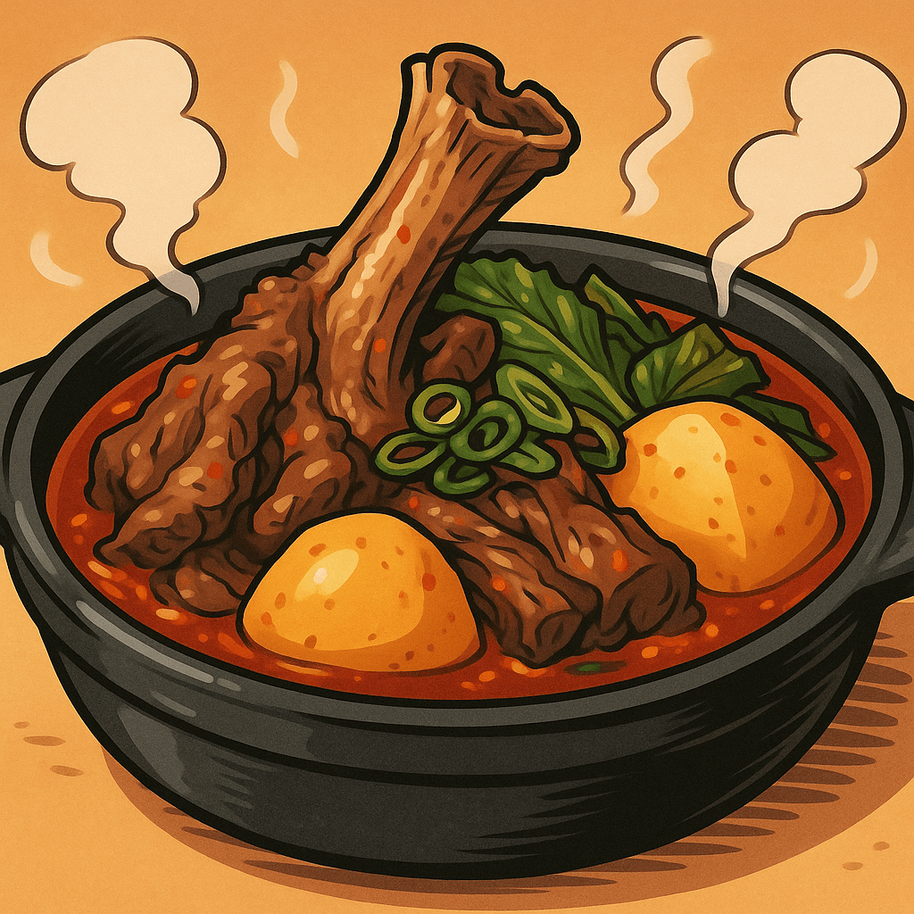 감자탕 등뼈 요리의 깊은 맛