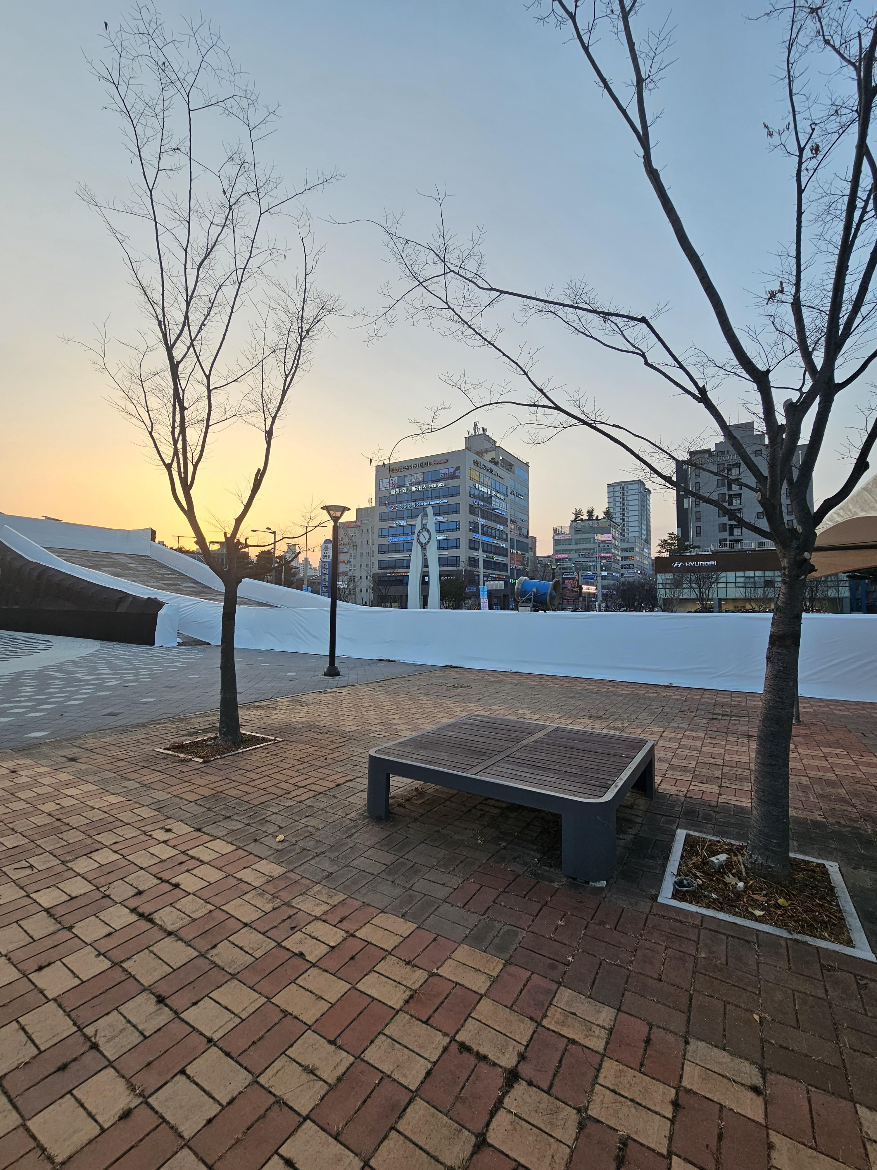 관평동 눈썰매장