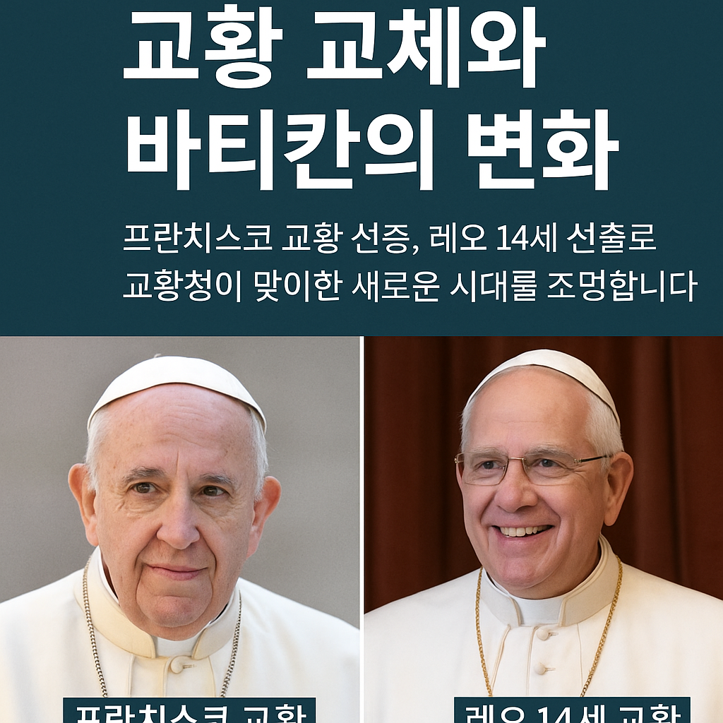 교황 교체와 바티칸의 변화