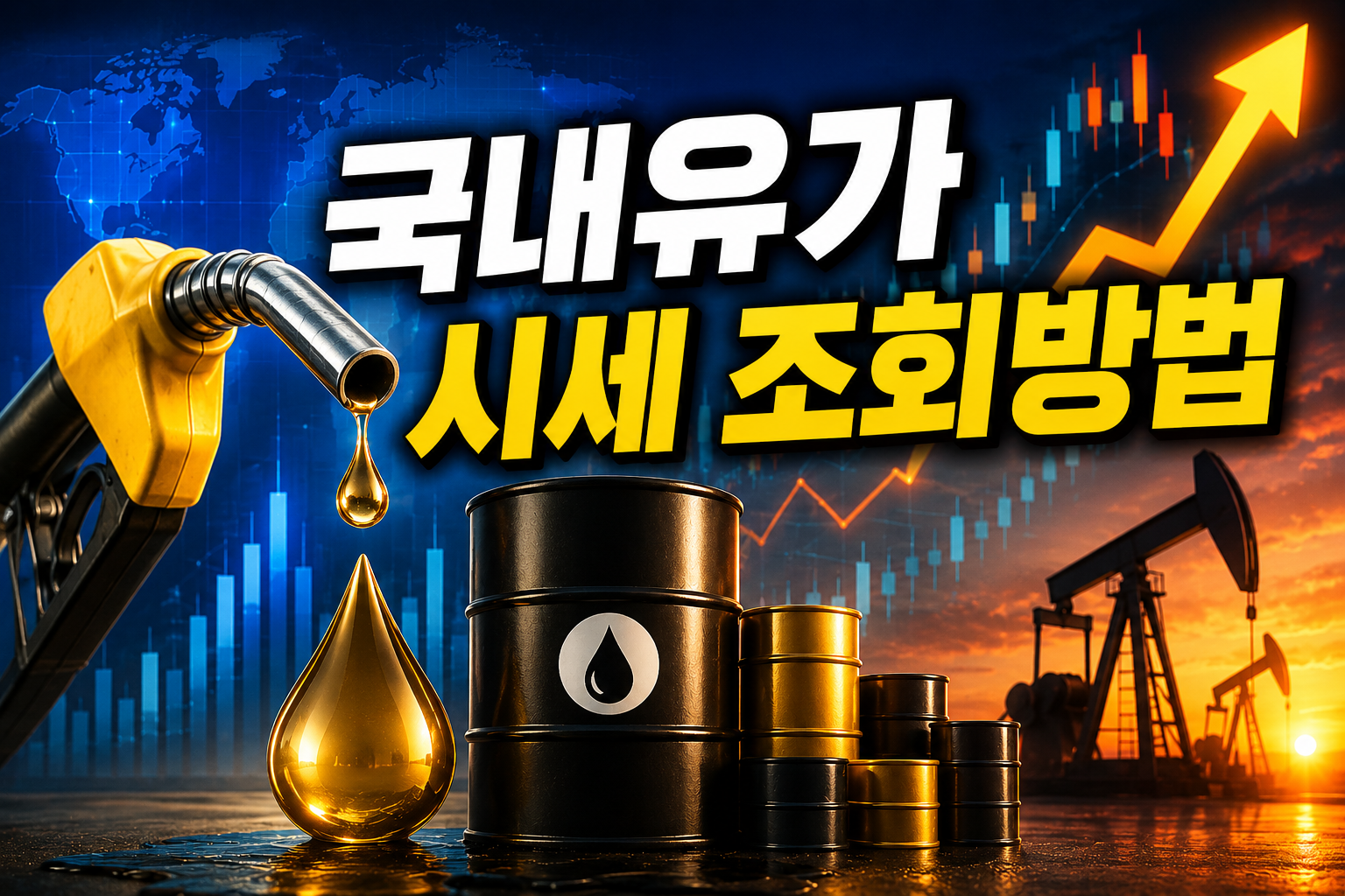 국내유가 시세 조회방법 총정리|실시간 국제유가·원유 ETF·관련주 한눈에 관련 사진