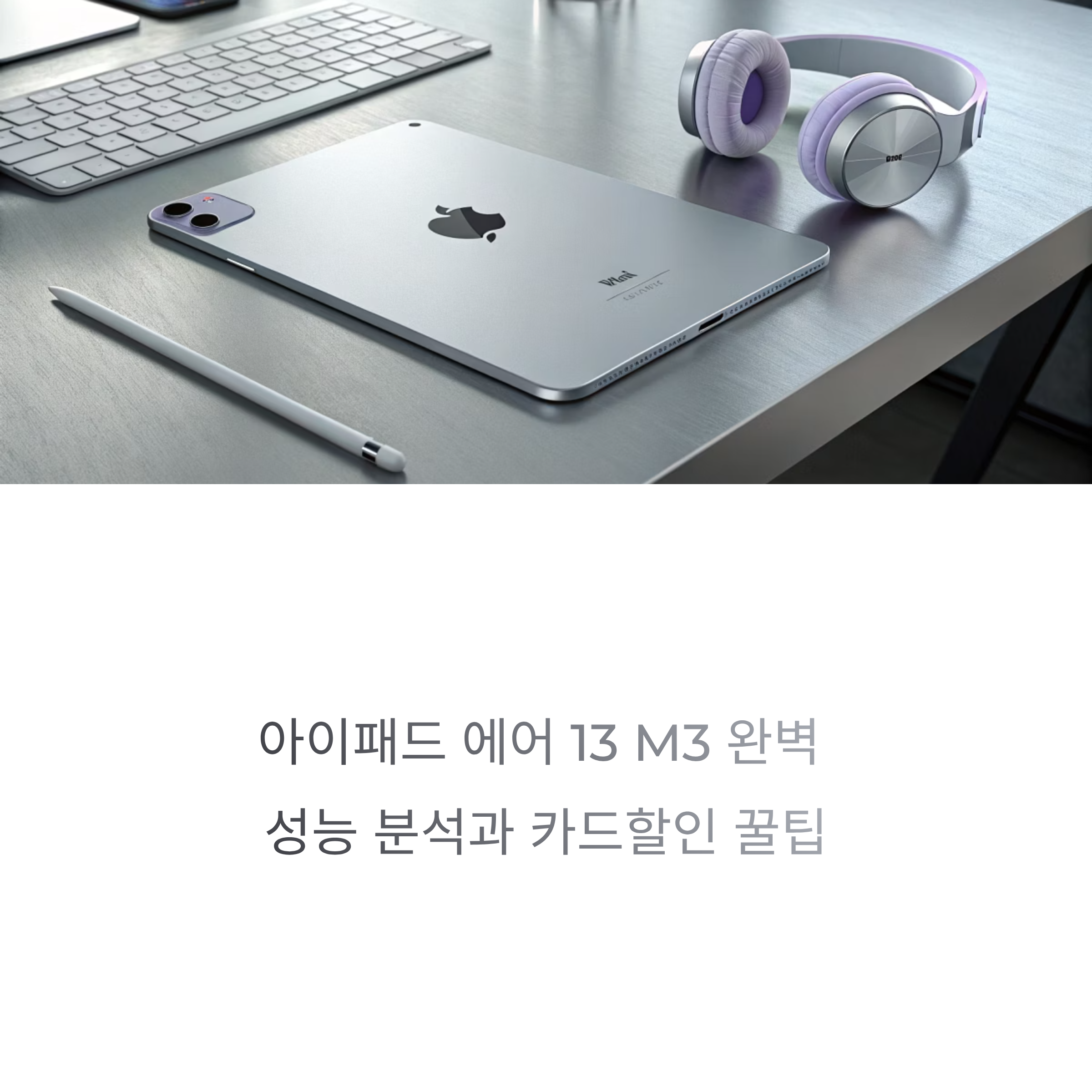 아이패드 에어 13 M3 완벽 성능 분석과 카드할인 꿀팁
