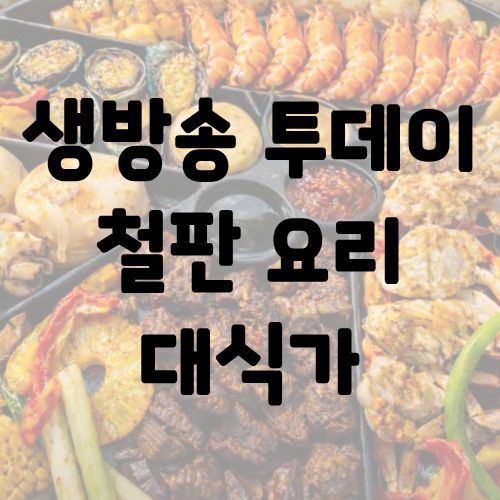 생방송 투데이 철판 요리 대식가