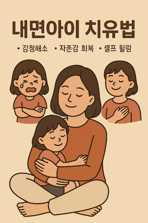 내면아이를 안아주는 그림