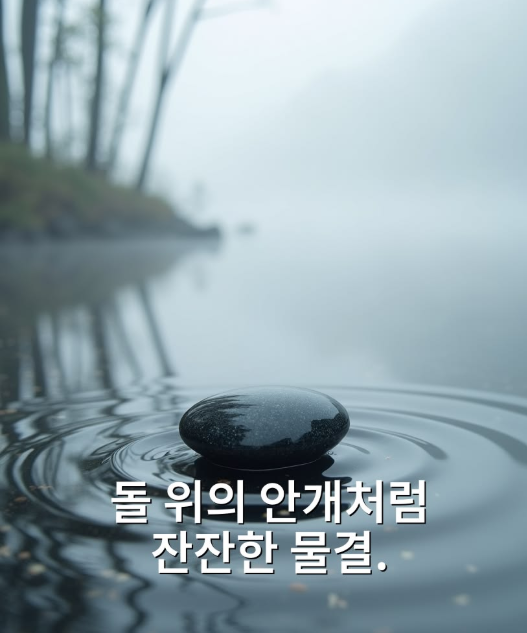 어떠한 것에도 동요되지 않는 잔잔한 물결