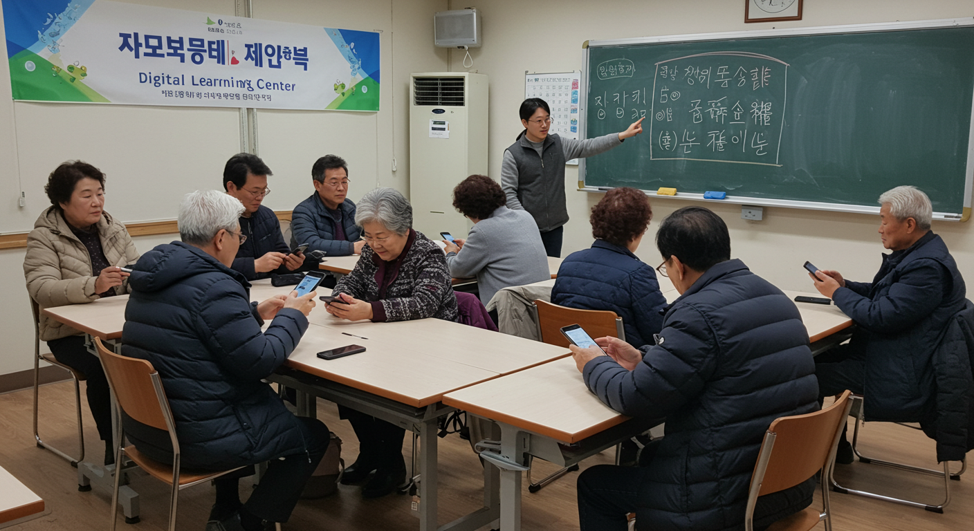 고령층 스마트폰 활용법 (시니어기기, 디지털배움, 모바일교육)