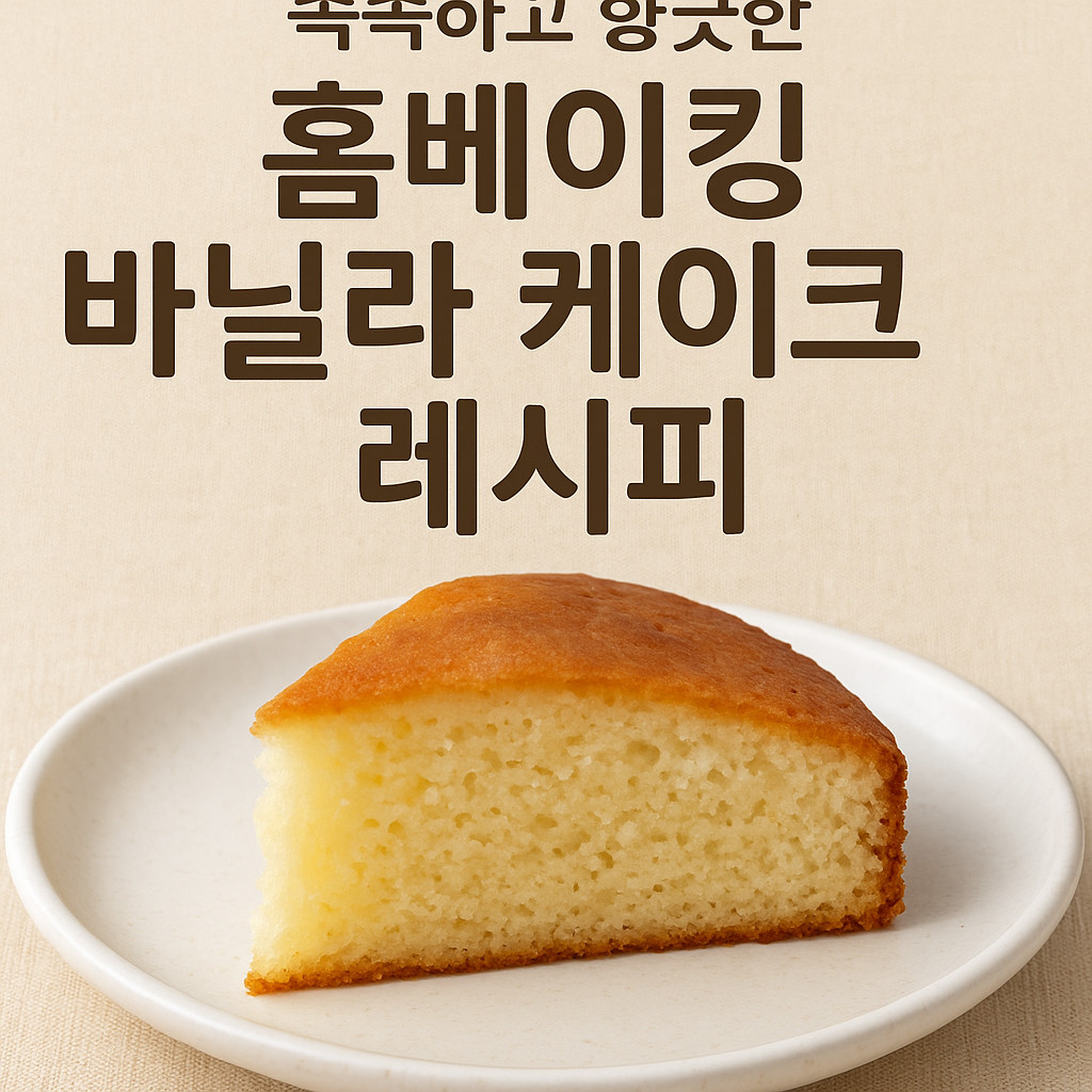 바닐라 케이크