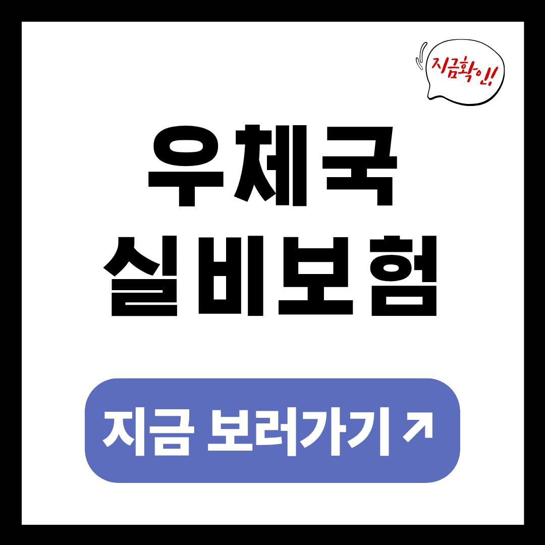 우체국 실비보험