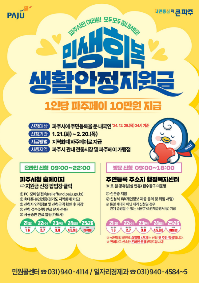 파주시-민생회복지원금-신청