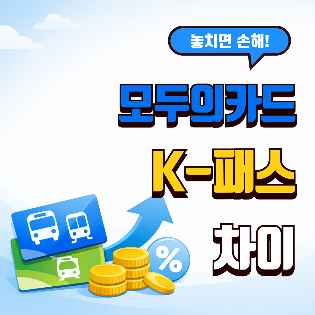 모두의카드 신청 조건과 K-패스 환급 비교 썸네일