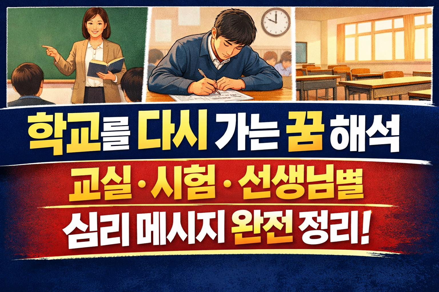 학교를 다시 가는 꿈