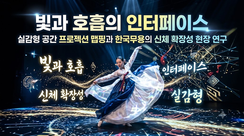 빛과 호흡의 인터페이스: 실감형 공간 프로젝션 맵핑과 한국무용의 신체 확장성 현장 연구