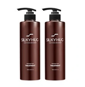 실키허그 홈케어 헤어트리트먼트&#44; 500ml&#44; 2개