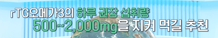RTG 오메가3 고르는 방법