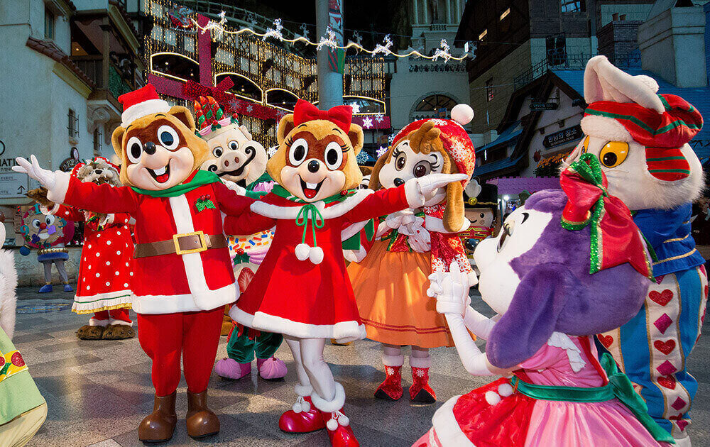 크리스마스 캐롤 환타지 공연 모습