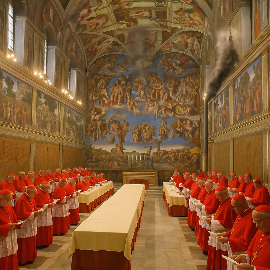 콘클라베 의 진행-사진