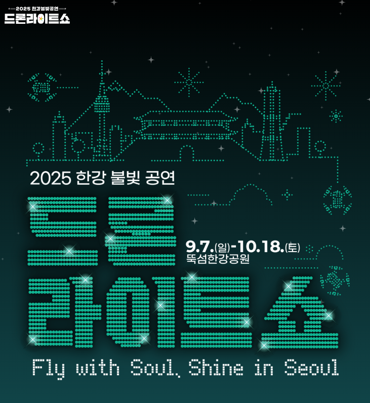 2025 한강 불빛 공연 드론 라이트 쇼