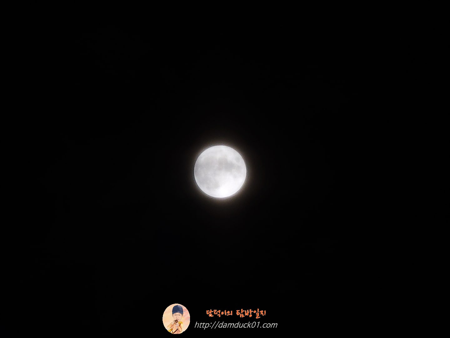 추석하면 달이죠