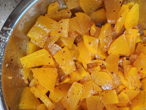 쫄깃단무지무침