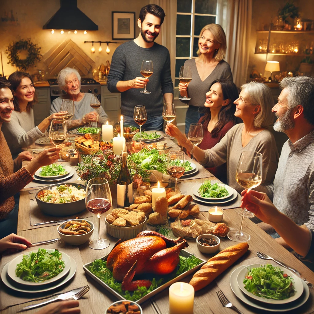 가족 모임용 홈파티 밥상