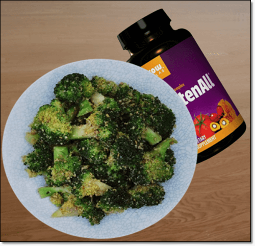 브로콜리와 카로틴 보충제