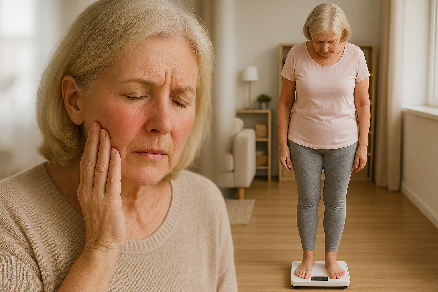 갱년기의 여성의 체중관리