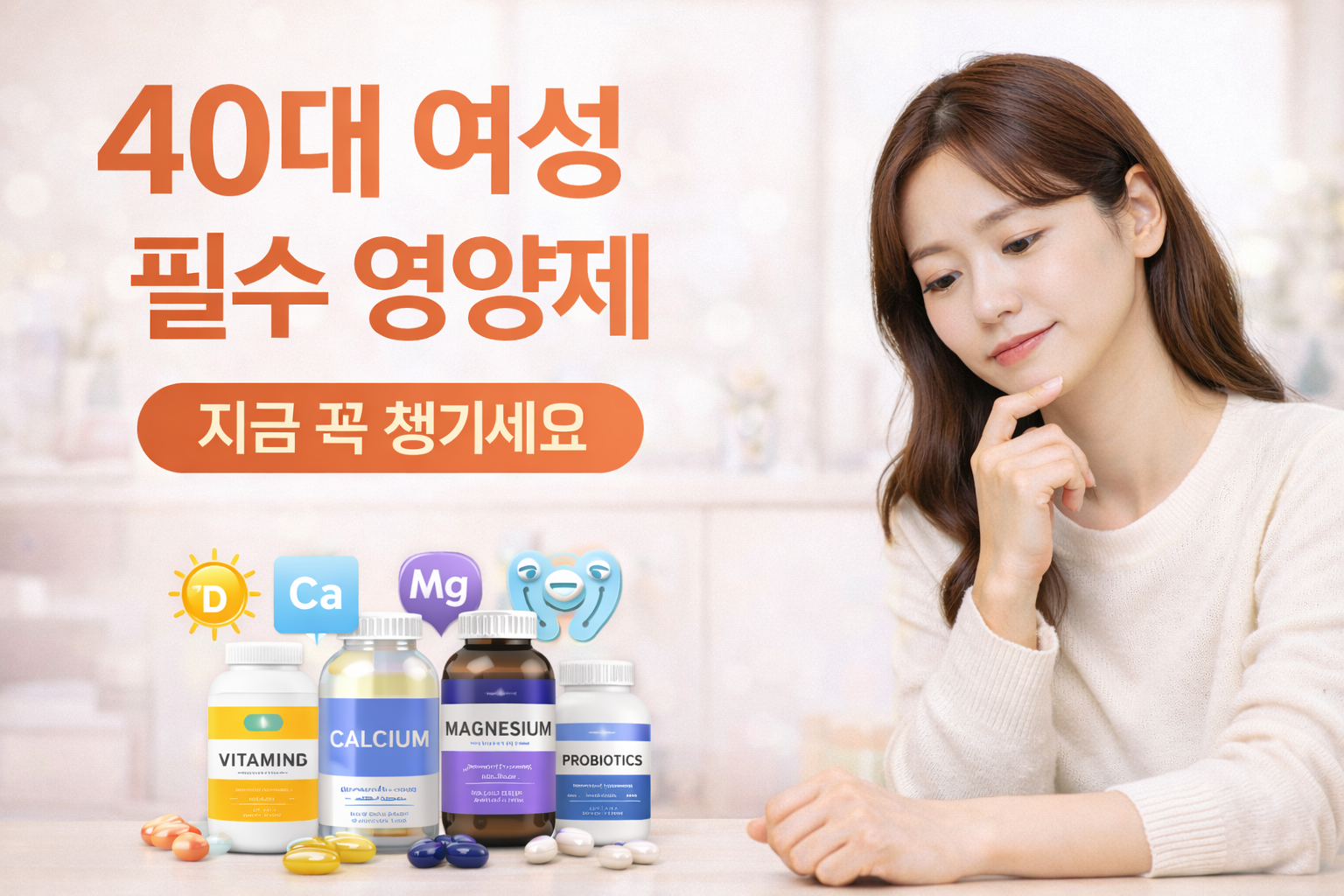 40대 여성 필수 영양제