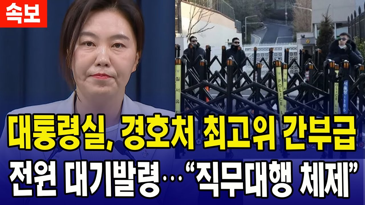 대통령실 경호처 대기발령