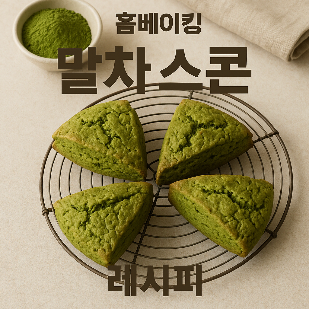 말차 스콘 레시피
