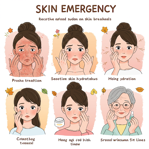 환절기 피부 비상 대처