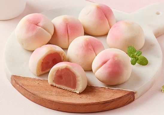 한국의 떡 종류 복숭아떡
