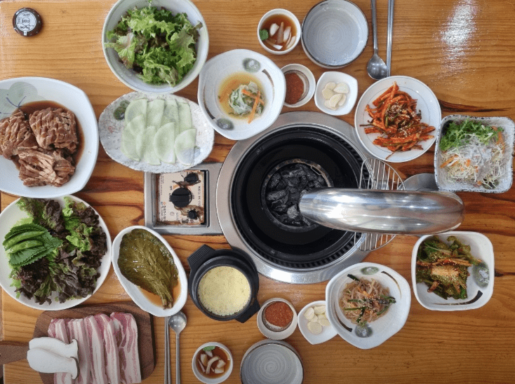 시지 맛집 "김태근 한방돼지갈비" 음식사진