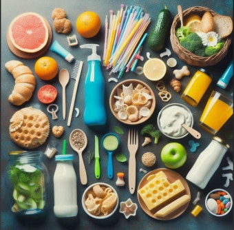 주방조리 도구 및 미세 플라스틱 사진