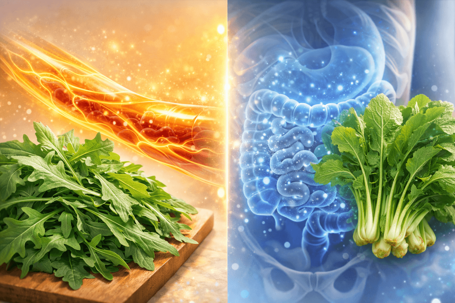 저속노화 관점에서 본 루꼴라와 열무