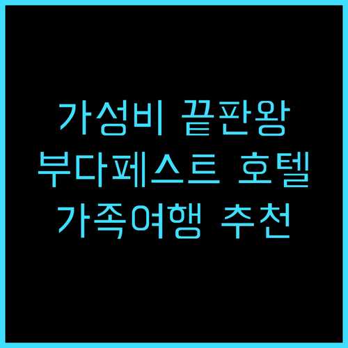 노보텔 부다페스트 시티 추천 후기 가..