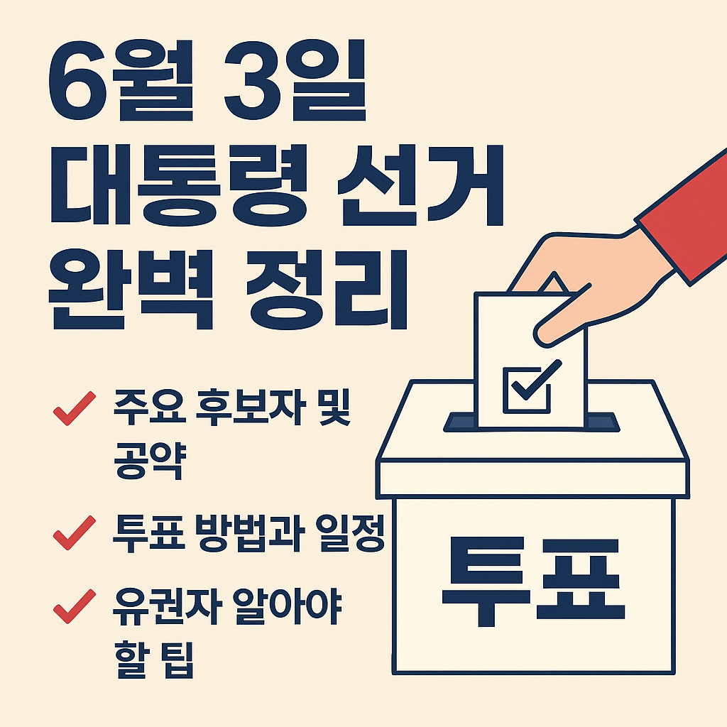 6월 3일 대통령선거에 관한 사진