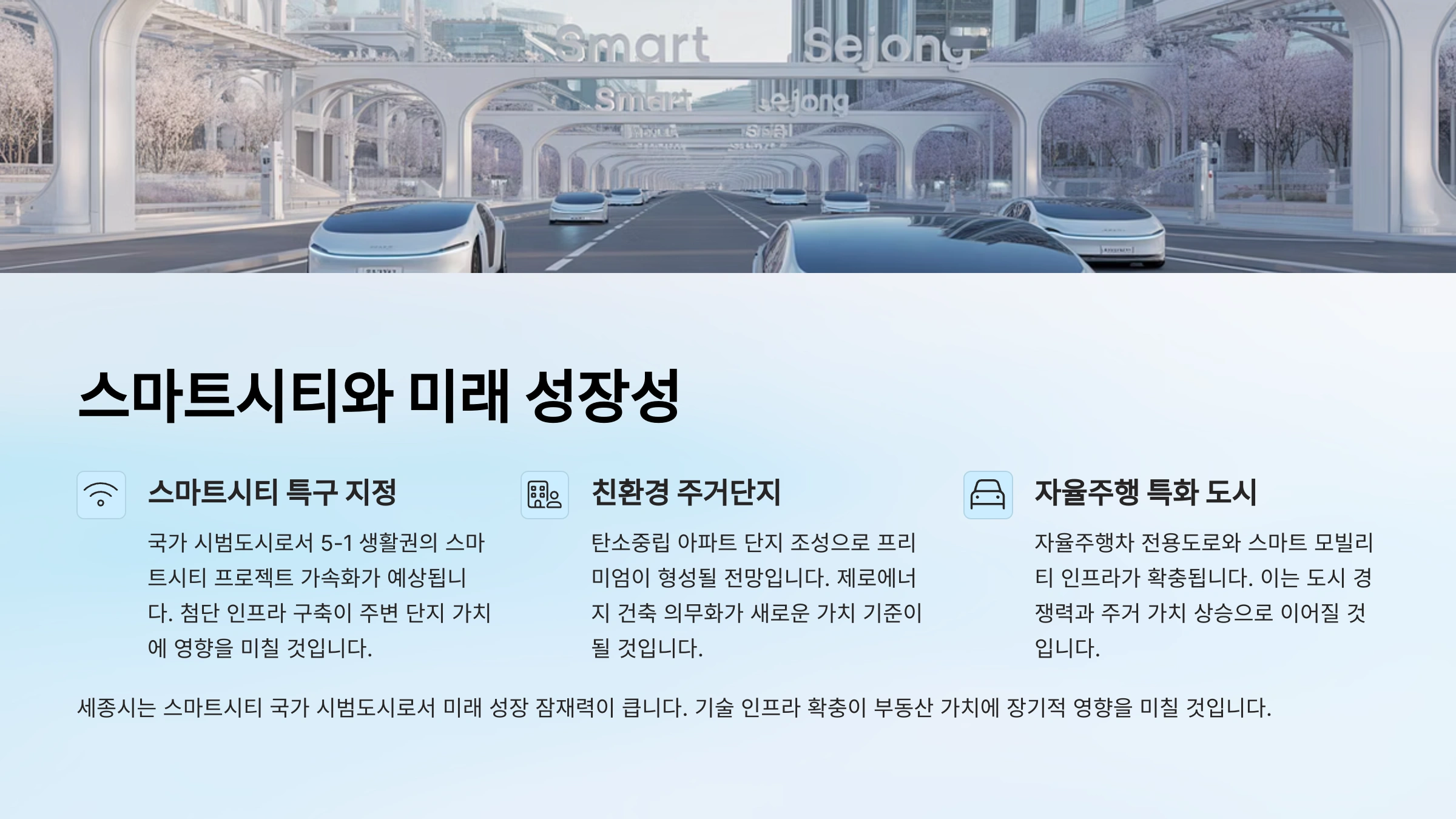 스마트시티와 미래 성장성