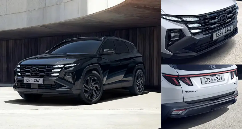 2026 투싼 블랙 익스테리어 예시 이미지입니다(출처 : 현대자동차).