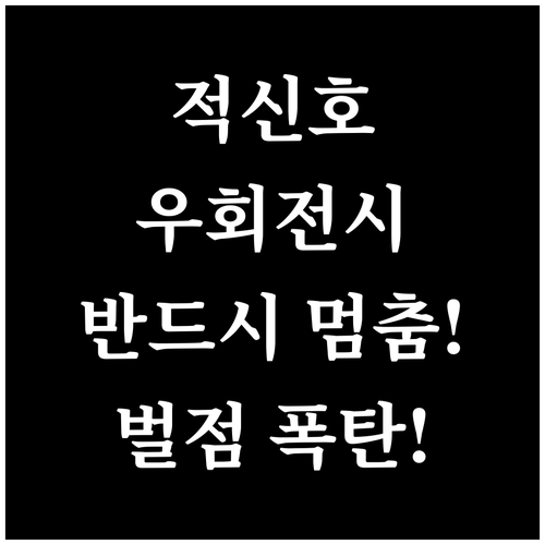 적색 신호 우회전시 반드시 멈춰야 하..