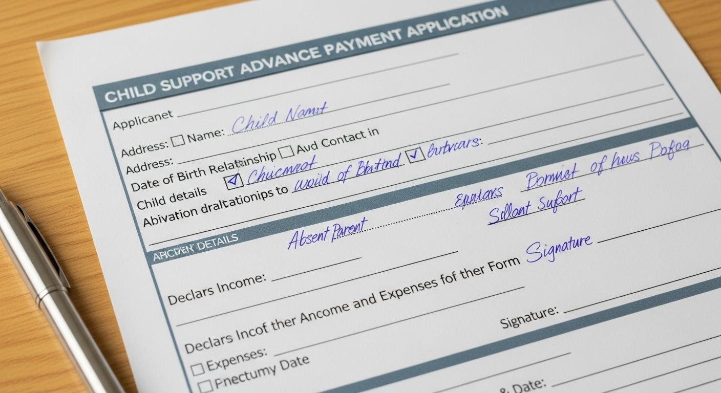 양육비 선지급제 신청 서류